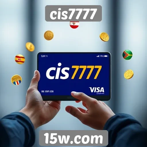 Variedade de métodos de pagamento disponíveis no cis7777